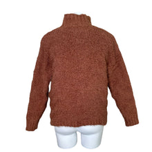 Load image into Gallery viewer, Wishlist | Womne&#39;s Rust Brown Mockneck Pullover Sweater Top | Size: S/M
