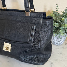 Load image into Gallery viewer, Kate Spade | Women&#39;s Black Pebbled Leather Tote Bag
