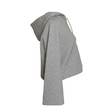 Load image into Gallery viewer, J. Crew | Women&#39;s Gray Cropped Pullover Hoodie | Size: XS
