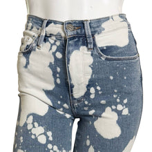 Load image into Gallery viewer, Frame | Women&#39;s Paint Spattered Le Sylvie Slender Straight Jeans | Size: 25
