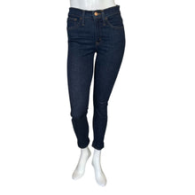 Load image into Gallery viewer, J. Crew | Women&#39;s Dark Wash 9&quot; High Rise Toothpick Jeans | Size: 25
