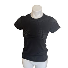 Load image into Gallery viewer, ALALA | Women&#39;s Black Lasercut Short Sleeve Tops | Size: XS
