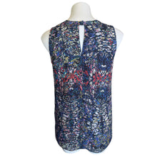 Load image into Gallery viewer, Cabi | Women&#39;s Stained Glass Keyhole Sleeveless Blouse | Size: S
