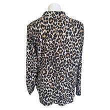 Load image into Gallery viewer, J. Crew | Women&#39;s 100% Silk Leopard Print Button Down Blouse | Size: 16
