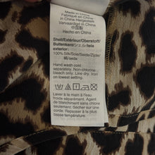 Load image into Gallery viewer, J. Crew | Women&#39;s 100% Silk Leopard Print Button Down Blouse | Size: 16
