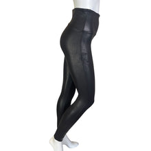 Load image into Gallery viewer, Spanx | Women&#39;s Black Faux Leather Leggings with Tags | Size: LP
