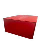 Load image into Gallery viewer, Valentino | Women&#39;s Red Rectangle EMPTY Gift Box with Bow and Tissue Paper
