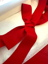 Load image into Gallery viewer, Valentino | Women&#39;s Red Rectangle EMPTY Gift Box with Bow and Tissue Paper
