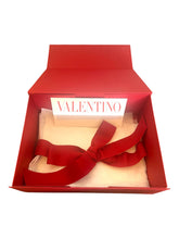 Load image into Gallery viewer, Valentino | Women&#39;s Red Rectangle EMPTY Gift Box with Bow and Tissue Paper
