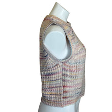 Load image into Gallery viewer, MNG | Women&#39;s Pastel Colorful Knit Sweater Vest | Size: S
