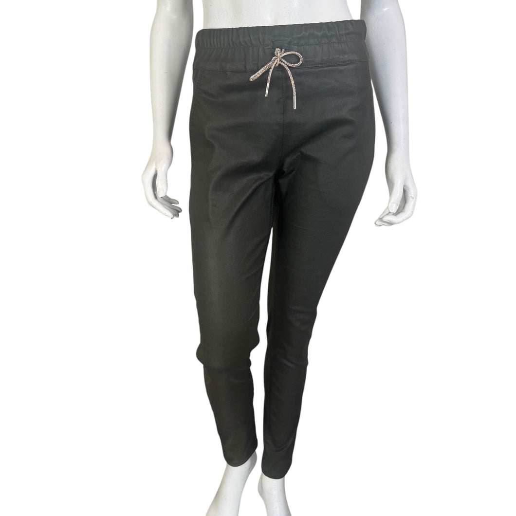 Bevy Flog | Women's Shely Green Vegan w/ Rose Gold Tie | Size: 25