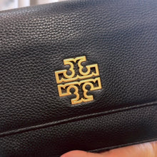 Load image into Gallery viewer, Tory Burch | Women's Black Leather Chain Handle Handbag with Wallet
