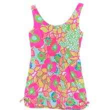 Load image into Gallery viewer, Lilly Pulitzer | Girl's Pink and Green Floral Print Sleeveless Dress | Size: 8Y
