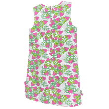 Load image into Gallery viewer, Lilly Pulitzer | Girl's White and Pink Strawberry Print Dress | Size: 10Y
