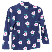 Load image into Gallery viewer, Hanna Andersson | Girls Navy with Flowers Fleece | Size: 10
