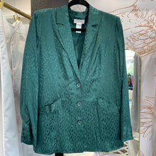 Load image into Gallery viewer, L Space | Women&#39;s Green Animal Print Bennytt Blazer with Tags | Size: 4
