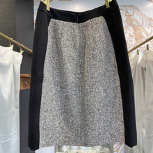 Load image into Gallery viewer, White House Black Market | Women&#39;s Tweed and Black Skirt Suit | Size: 00

