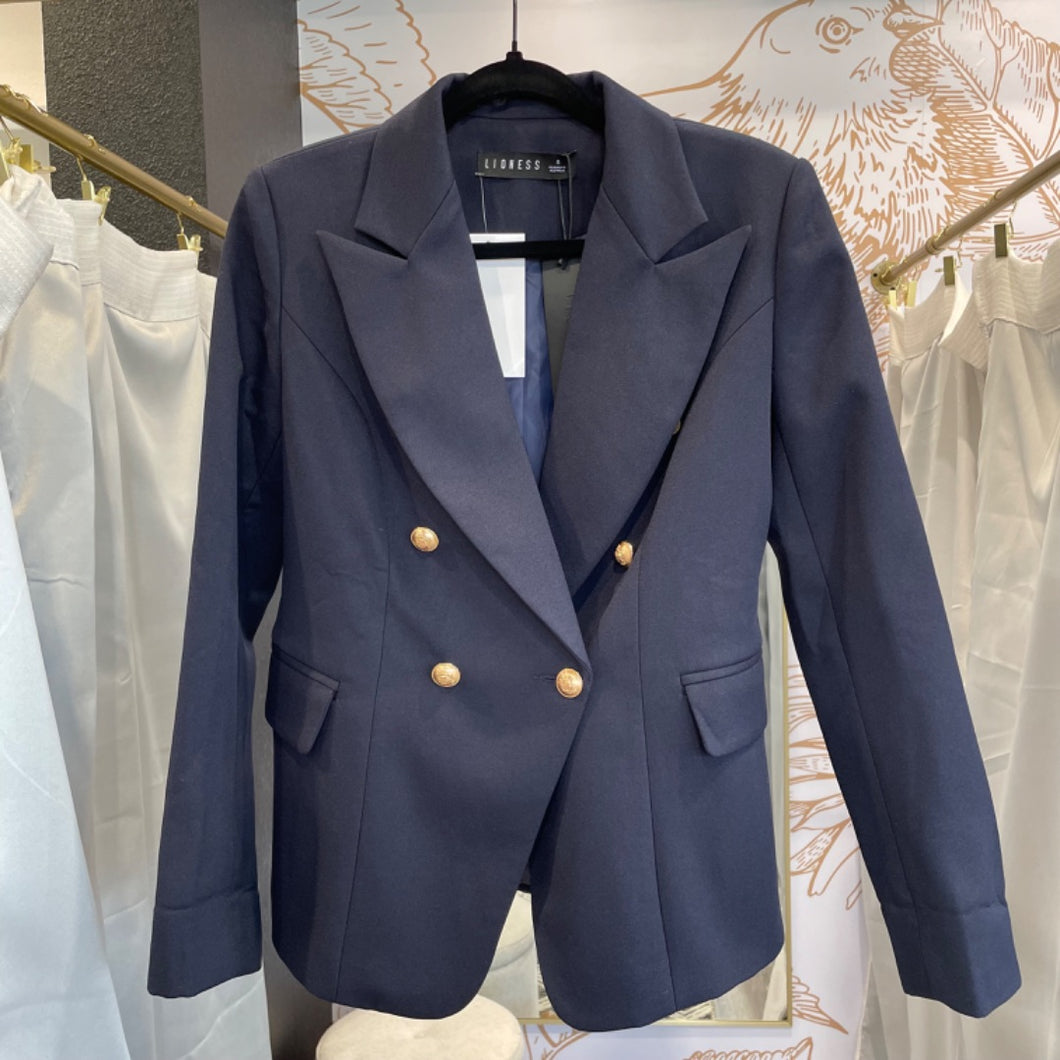 Lioness | Women's Navy Blue Palermo Blazer with Tags | Size: S