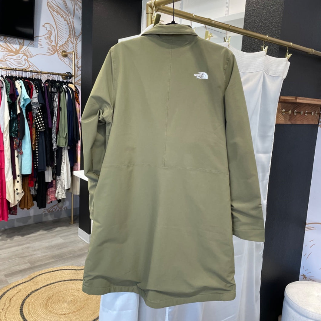 The North Face | Women's Green Soft Shell Teddy Lined Parka Jacket | Size: L