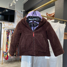 Load image into Gallery viewer, AI Riders | Girl&#39;s Brown and Light Purple Ski Jacket | Size: 8Y
