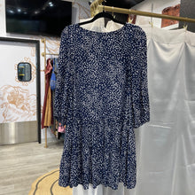 Load image into Gallery viewer, Gap | Women&#39;s Blue and White Polka Dot Long Sleeve Dress | Size: S
