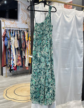 Load image into Gallery viewer, Loft | Women&#39;s Green Floral Print Long Dress | Size: S
