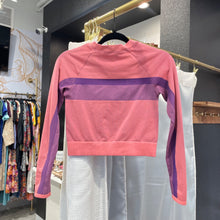 Load image into Gallery viewer, Fabletics | Women&#39;s Orange and Purple Crop Long Sleeve Top | Size: S
