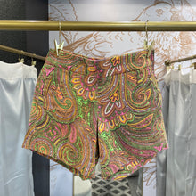 Load image into Gallery viewer, J. Crew | Women&#39;s Pink and Orange Paisley Design Chino Shorts | Size: 0
