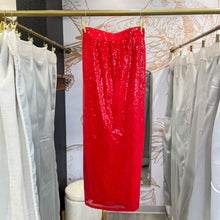 Load image into Gallery viewer, A New Day | Women&#39;s Red Sequin Skirt with Slit | Size: XS
