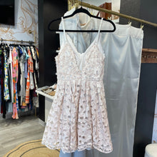 Load image into Gallery viewer, U Like | Women&#39;s Light Pink and White Lace Overlay Babydoll Dress | Size: S
