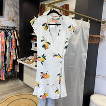 Load image into Gallery viewer, Rails | Women&#39;s White Grapefruit Print Wrap Dress | Size: S
