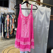 Load image into Gallery viewer, Melissa Odabash | Women&#39;s Bright Pink and White Embroidered Dress | Size: M
