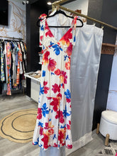 Load image into Gallery viewer, Skies Are Blue | Women&#39;s Floral Print Halter Maxi Dress | Size: M
