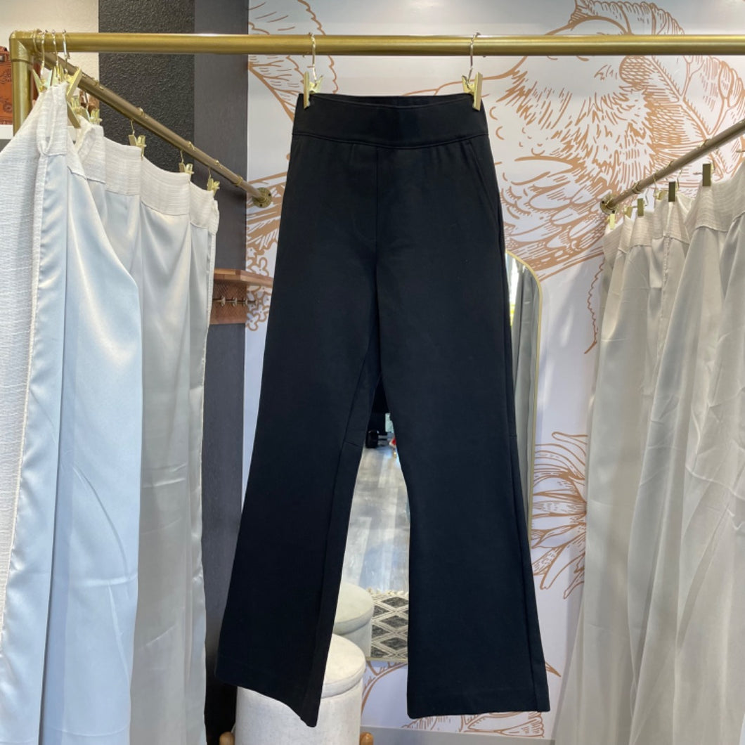Spanx | Women's Black Fitted Flare Pants | Size: