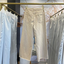 Load image into Gallery viewer, Altar&#39;d State | Women&#39;s Tan Wide Leg Fray Bottom Jeans | Size: 27
