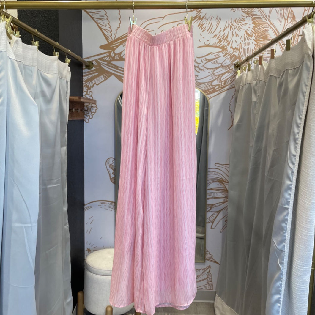 Mi Ami | Women's Pink Wide Leg Pants | Size: S