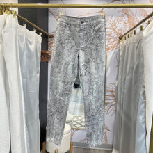 Load image into Gallery viewer, White House Black Market | Women&#39;s Gray Snakeskin Print Pants | Size: 10L
