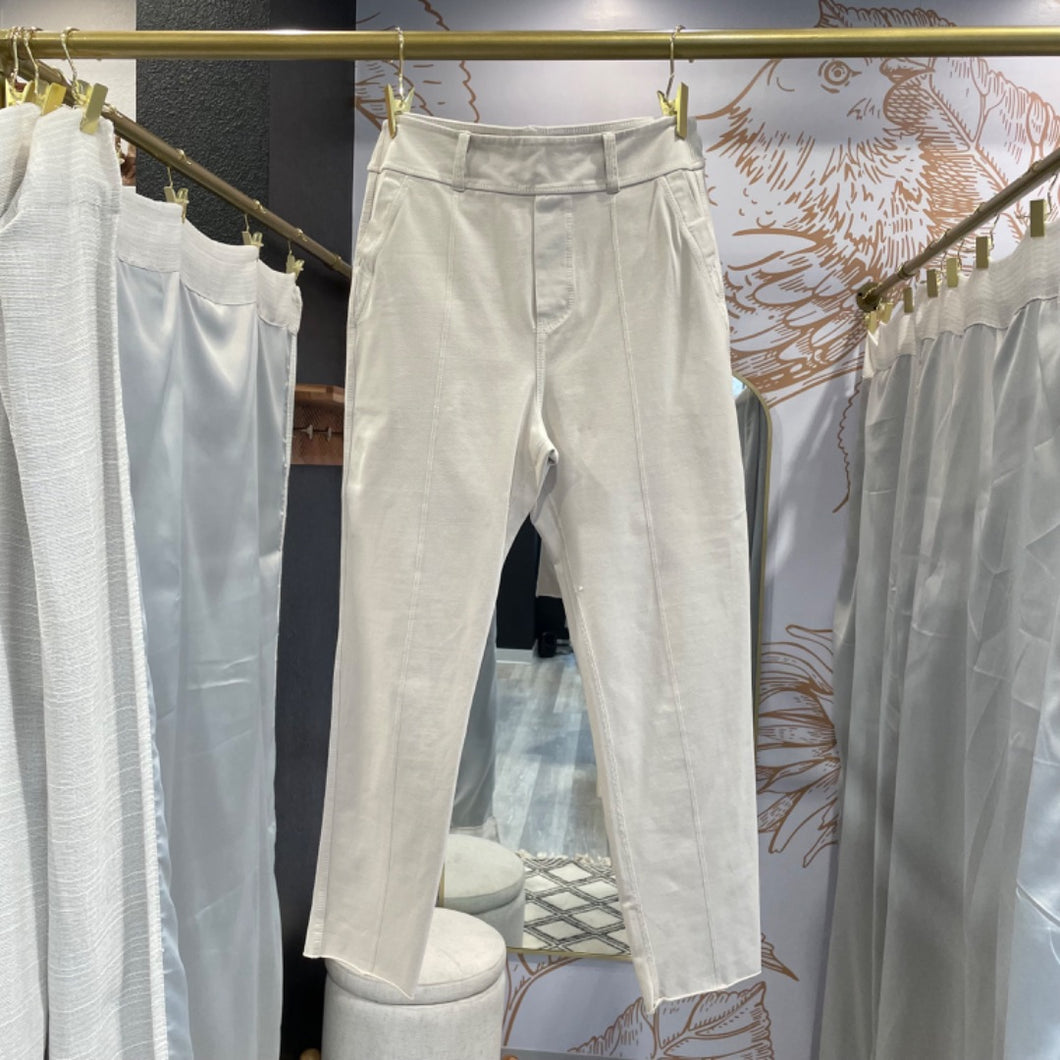 Frank & Eileen | Women's Cream Pull On Casual Pants | Size: M