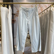 Load image into Gallery viewer, American Eagle | Women&#39;s Light Blue Corduroy Wide Leg Pants | Size: 12
