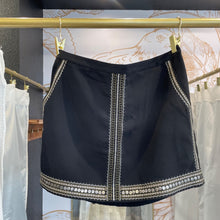Load image into Gallery viewer, Madewell | Womens Black Embellished Mini Skirt | Size: 4
