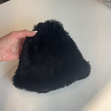 Load image into Gallery viewer, Adrienne Landau | Women&#39;s Black 100% Rabbit Beanie, OS
