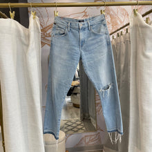 Load image into Gallery viewer, Citizens of Humanity | Women&#39;s Light Wash Blue Denim Emerson Crop Slim Boyfriend Jeans | Size: 25
