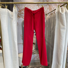 Load image into Gallery viewer, Banana Republic | Women&#39;s Red Wide-Leg Belted Pant | Size: 2
