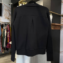 Load image into Gallery viewer, Athleta | Women&#39;s Black Mockneck Kangaroo Pouch Pullover | Size: XS

