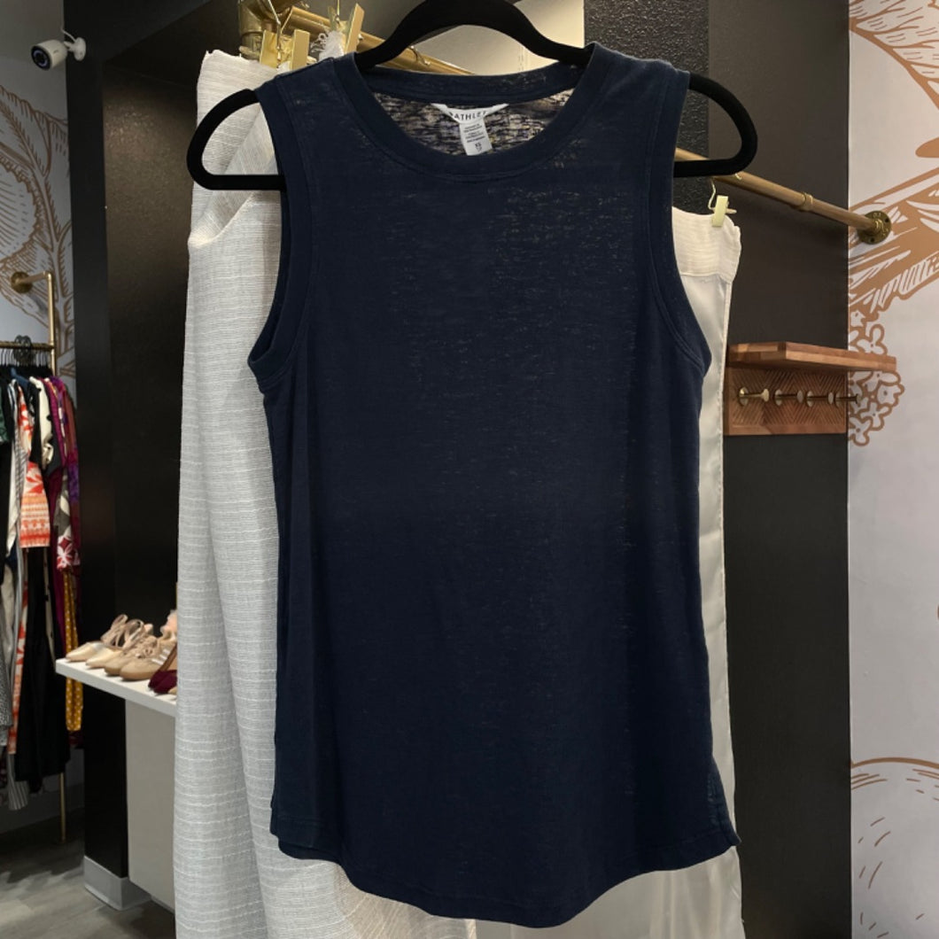 Athleta | Women's Navy Blue Sleeveless Top | Size: XS