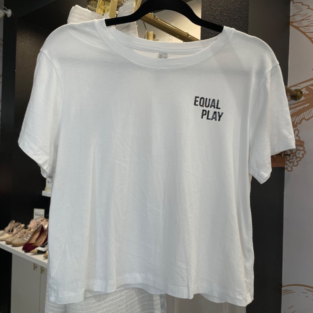 Athleta | Women's White Short Sleeve Equal Play Tee | Size: S