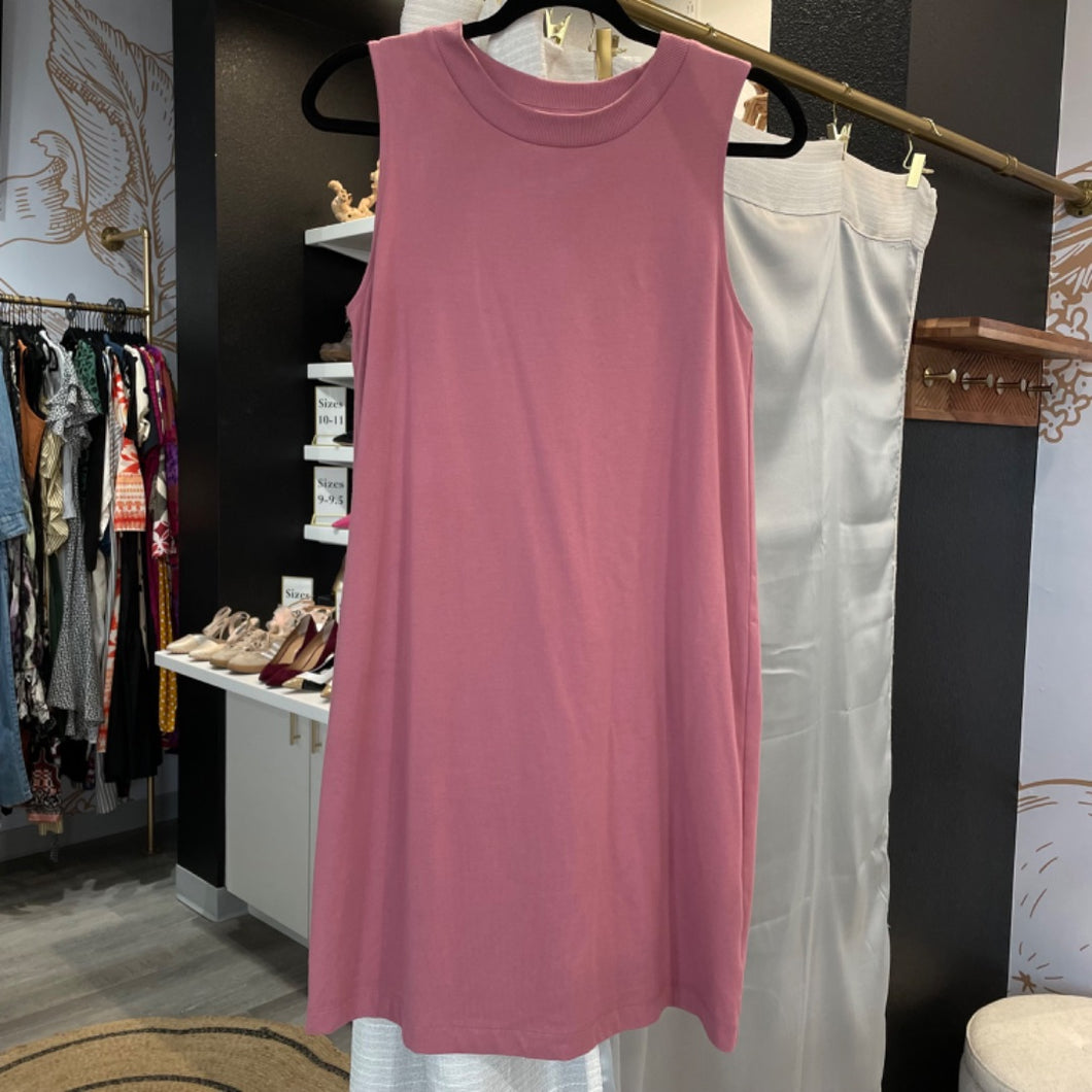 A New Day | Women's Blush Pink Sleeveless Shirt Dress | Size: S