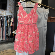 Load image into Gallery viewer, Minuet | Women&#39;s Pink Floral Pattern Mini Dress | Size: S
