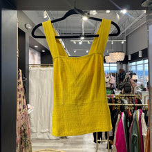 Load image into Gallery viewer, Current Air | Women&#39;s Mustard Yellow Criss Cross Back Tank Top | Size: XS
