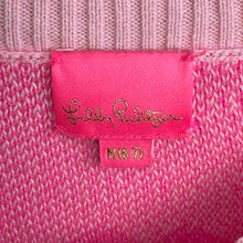 Load image into Gallery viewer, Lilly Pulitzer | Girl's Pink Heart Print Long Sleeve Sweater Dress | Size: 6-7Y
